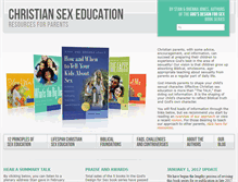 Tablet Screenshot of christiansexed.com